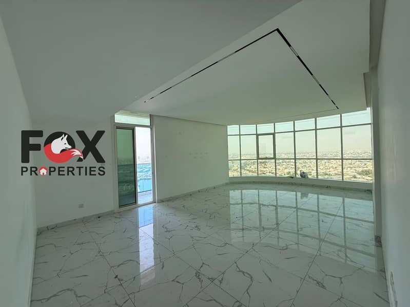 2BR + Hall for Rent | Oasis Towers | Gym & Pool | 1885 sqft | 3 Baths | Parking | Open View