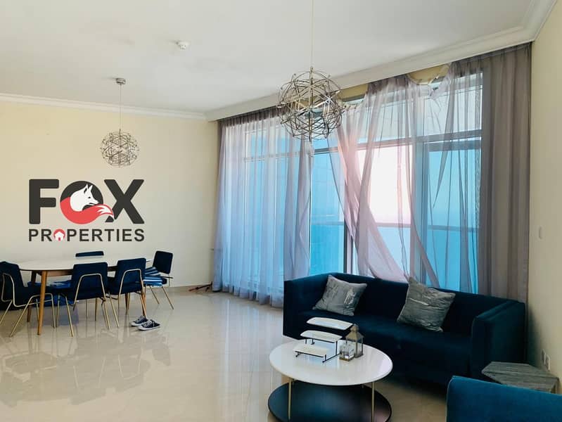 2 Bedroom Apartment for Cash Sale in Corniche Residence Towers, Ajman | Direct Corniche View & High Floor