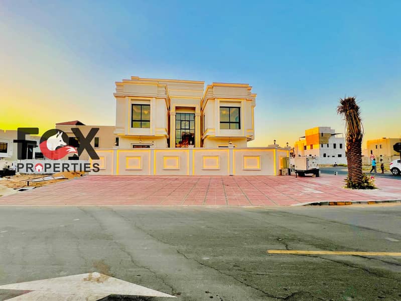 **Luxury Corner Classic Villa | 6 Master Bedrooms | Private Outdoor Pool | Opposite Park | Registration & Title Included | Al Helio 2, Ajman**