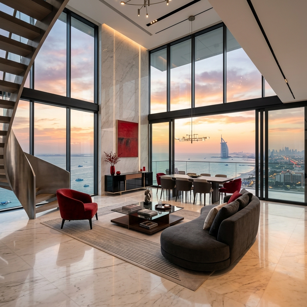 High-End 3-Bedroom Penthouse
